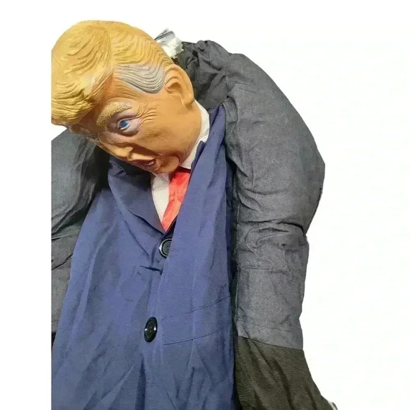 Youth Donald Trump Piggyback Suit Ride On Costume - Picture 4 of 7